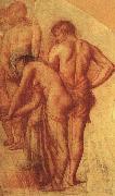 Chevannes, Pierre Puvis de Study of Four Figures for Repose Spain oil painting artist